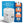 45W 5 in 1 Universal Travel Adapter - 2 USB-A + 1 retractable USB-C cable (PD 45W), & 1 USB-C - Max. 45W (9A) - White (UP-45WC-WH) - TRAPSKI