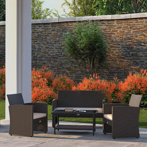 Ashville Wicker Patio Set