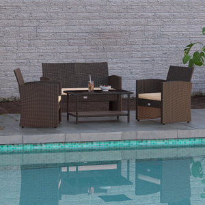 Ashville Wicker Patio Set