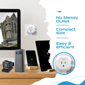 UK, England Travel Adapter Plug - Type G - 5 in 1 - Ultra Compact (PTU-7) - TRAPSKI