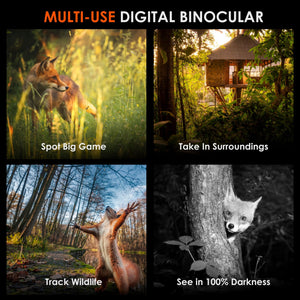 Rexing B1 Pro – 4K IR Night Vision Digital Binocular - TRAPSKI