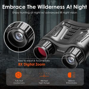 Rexing B1 Pro – 4K IR Night Vision Digital Binocular - TRAPSKI
