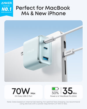 Anker Nano Charger (70W, 3 Ports) - TRAPSKI