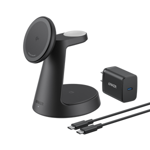 Anker MagGo Wireless Charging Station (3-in-1, Dock Stand)