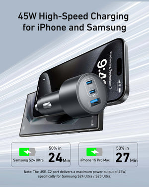 Anker Nano Car Charger (167.5W, 3 Ports) - TRAPSKI