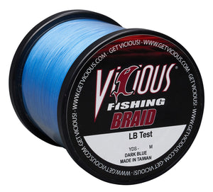 Vicious Standard Blue Braid - 200 Lb Test