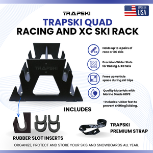 TRAPSKI QUAD Wide Stance Snowboard Rack - TRAPSKI