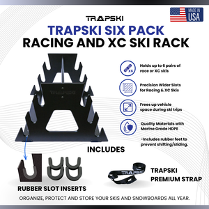 TRAPSKI SIX PACK Wide Stance Snowboard Rack - TRAPSKI
