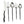 Babble Flatware, 5-Pc. Place Setting