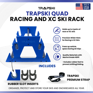 TRAPSKI QUAD Wide Stance Snowboard Rack - TRAPSKI