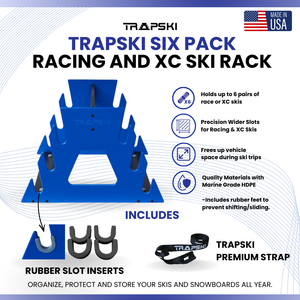 TRAPSKI SIX PACK Wide Stance Snowboard Rack - TRAPSKI