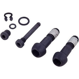 sram level caliper hardware kit with body bolts, bleed screw, and pad pin