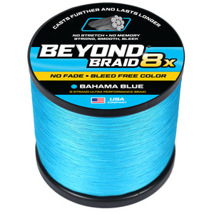 Bahama Blue 8X- No Fade- Ultra Performance 8 Strand