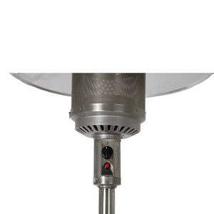 Stainless Steel Patio Heater with Permanent Table