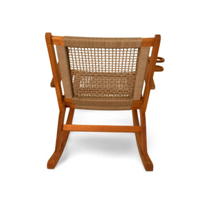 Vega Outdoor Rocking Chair with Beverage Holder