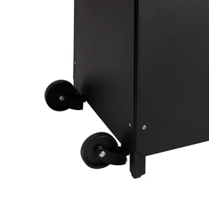 Modern Pyramid Flame Patio Heater, Black