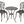 Faustina Antique Bronze 3pc Bistro Set