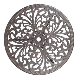 Faustina Antique Bronze 3pc Bistro Set