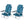 Beach Chairs Set of 2 Portable Folding Backpack Recliners with 5-Position Backrest and Padded Headrest