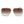 Bella Coffee - Tangle Free Aviator Sunglasses