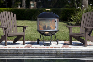 Bessemer Rolling Patio Fireplace