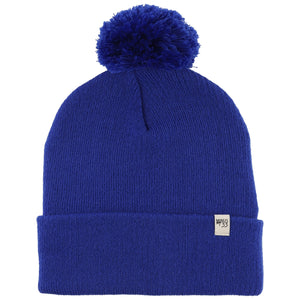 Midweight Merino Wool Knit Pom Beanie | 100% Merino Wool