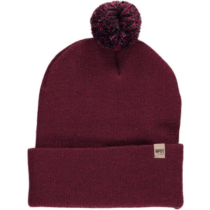 Midweight Merino Wool Knit Pom Beanie | 100% Merino Wool