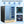 2-in-1 Beverage and Wine Cooler with Independent Temperature Control and LED Lights-Silver