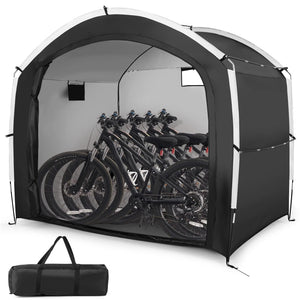Bike Storage Shed Tent with PU4000MM Waterproof 210D Oxford Fabric for 5 Bikes