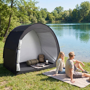 Bike Storage Tent Portable Bicycle Shed with Waterproof PU Coated Oxford Fabric
