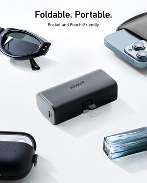 Anker Nano Power Bank (12W, Built-In Lightning Connector)