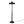 Black Powder Coated Steel Telescoping Offset Pole Mounted Infrared Patio Heater