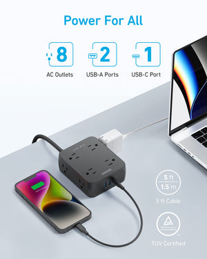 Anker <b>341</b> USB Power Strip - TRAPSKI