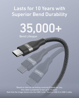 Anker USB-A to USB-C Cable (3 ft/6 ft, Upcycled-Braided) - TRAPSKI