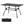 Folding Heavy-Duty Aluminum Camping Table with Carrying Bag