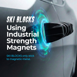Pair Of SKI BLOCKS | Magnetic