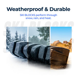 Pair Of SKI BLOCKS | Magnetic