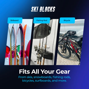Pair Of SKI BLOCKS | Magnetic