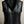 Black Quilted Leather Vest with Hood for Women