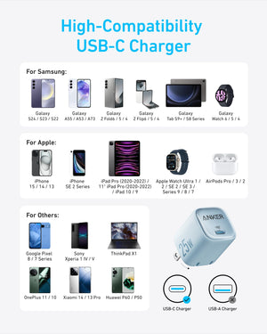 Anker Charger (25W, Compact) - TRAPSKI