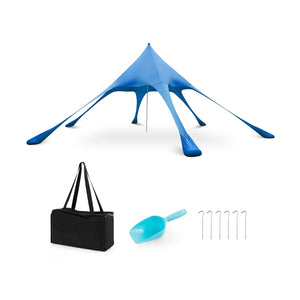 20 x 20 Feet Beach Canopy Tent with UPF50+ Sun Protection and Shovel