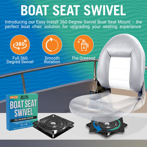 Boat Seat Swivel Base Mount