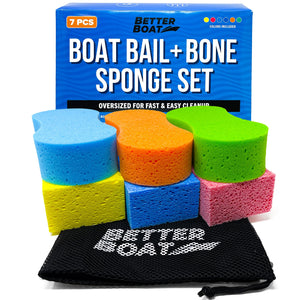 Boat Bail Sponge and Bone Sponges Set - TRAPSKI