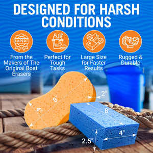 Boat Bail Sponge and Bone Sponges Set - TRAPSKI