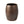 Braga Metal Stool-Container in Copper Finish