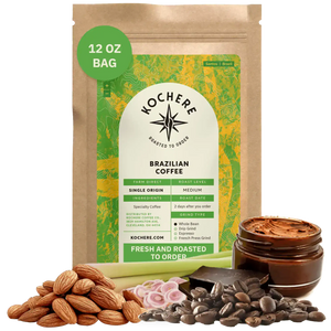 Kochere Coffee Brazilian Santos Medium Roast - Smooth, Elegant, Cocoa Notes