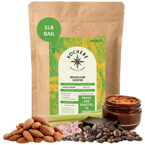 Kochere Coffee Brazilian Santos Medium Roast - Smooth, Elegant, Cocoa Notes