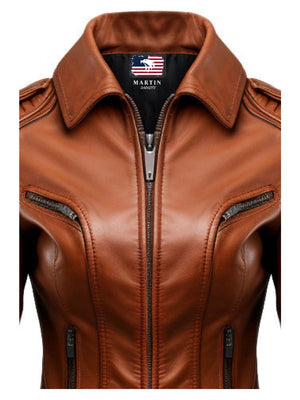 Brown Women Leather Jacket – Leather Jackets for Women
