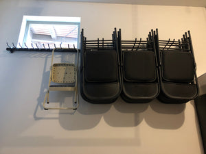 G-Chair | Adjustable Wall Storage System | Holds 300 lbs