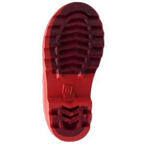 Children's "Big Red" Rubber Boots Red - CI-4001 - TRAPSKI